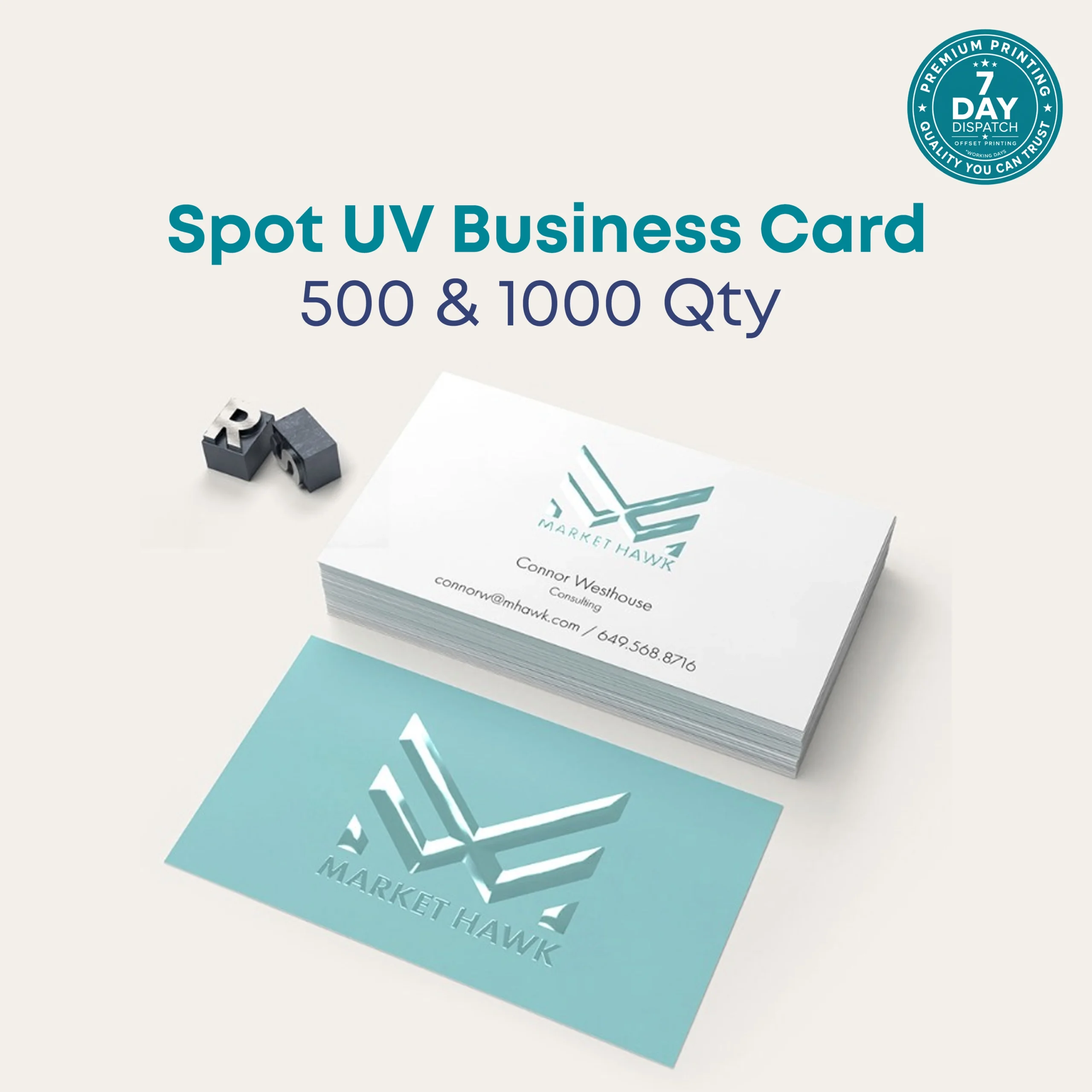Spot UV Business Card (Offset)